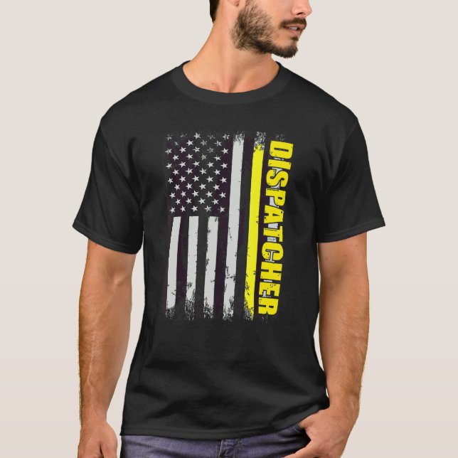 Camiseta 911 Operadores De Envío Primer Respondedor Dispatc (Anverso)