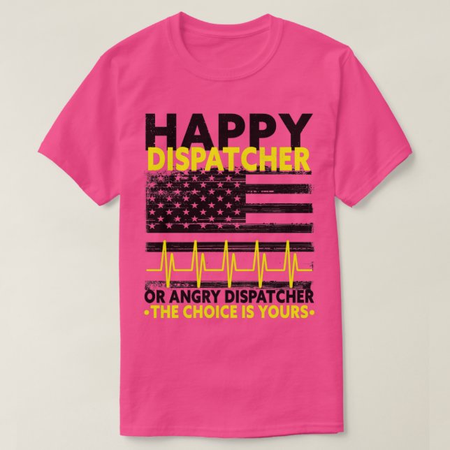 Camiseta 911 Operator Fire Dispatcher First Responder Gift (Diseño del anverso)