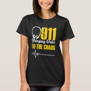 Camiseta 911 Responsable de la primera respuesta Dispatcher