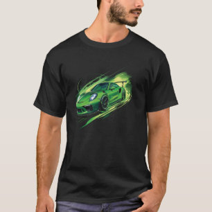Camiseta 911 Supercar Exotic Sports Car Concept Boys Graphi