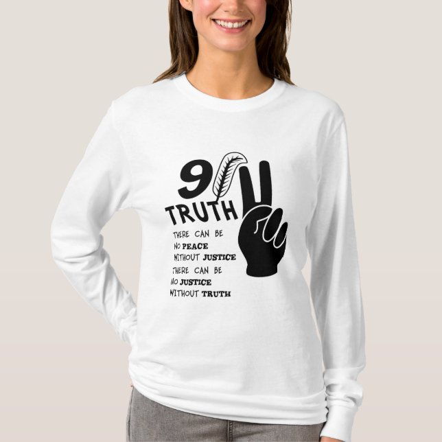 Camiseta 911 Verdad No hay paz sin justicia (Anverso)