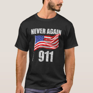 Camiseta 911 Vintage Nunca Más Patriótico 911 Para Hombres 