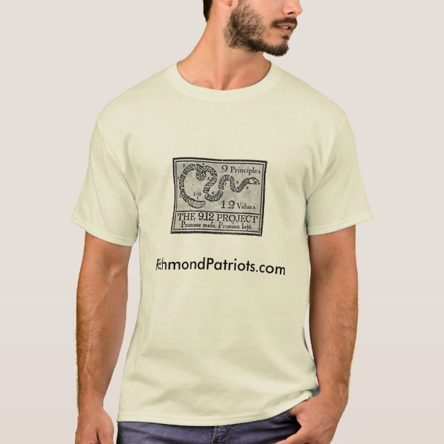 Camiseta 912snake, RichmondPatriots.com (Anverso)