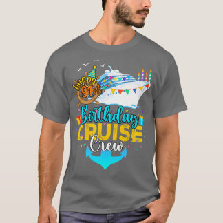 Camiseta 91.ª Crucero De Cumpleaños