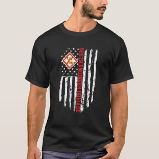 Camiseta 926ª Brigada De Ingenieros Bandera Estadounidense