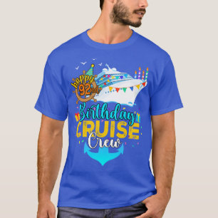 Camiseta 92.º Crucero de Cumpleaños