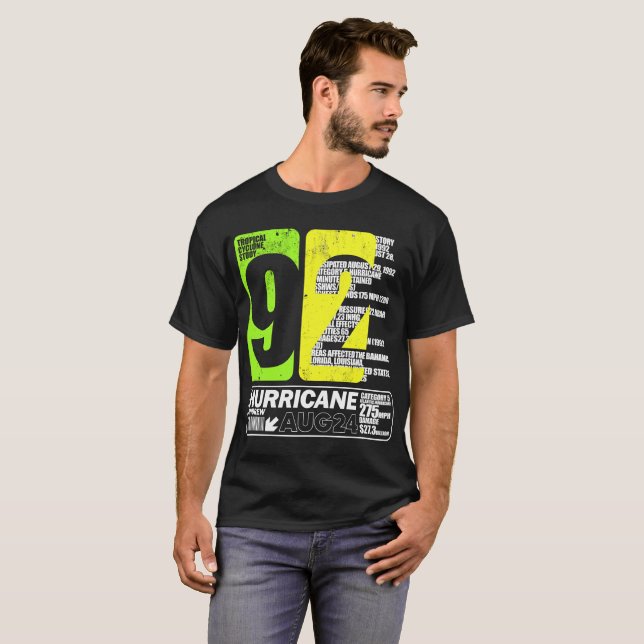 Camiseta 92 - Estudio del ciclón tropical (Anverso completo)