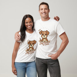 Camiseta "92% Padres Perros, 8% Humanos"