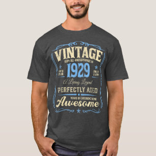 Camiseta 93.ª Leyenda De Cumpleaños Tee Vintage Nacida En 1