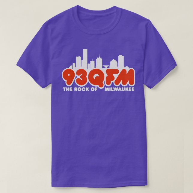 Camiseta 93 QFM La roca de la estación de radio desaparecid (Diseño del anverso)