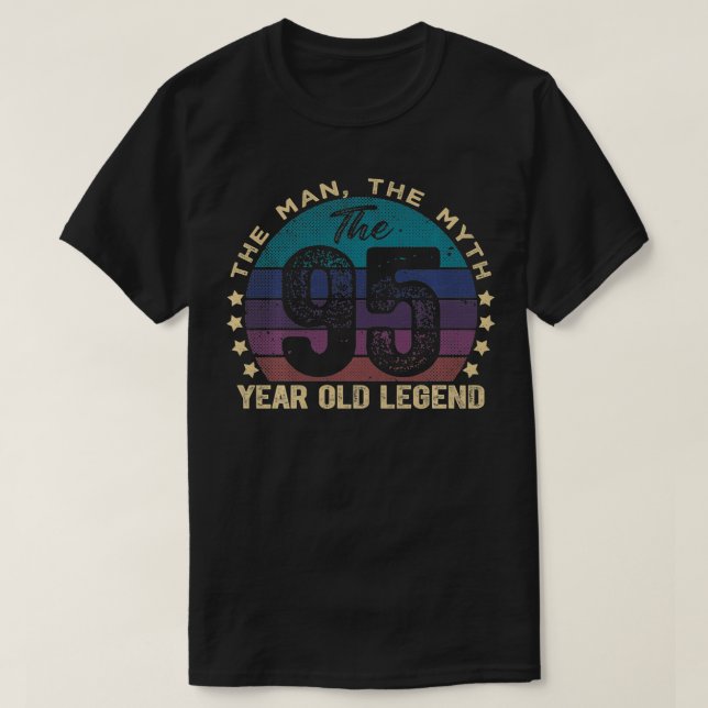 Camiseta 95º cumpleaños Regalos de 95 añosEdición limitada (Diseño del anverso)
