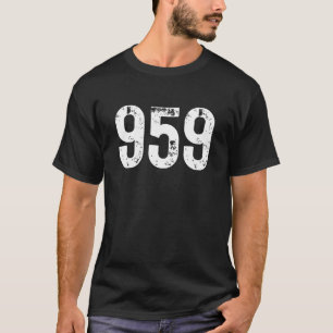 Camiseta 959 Código de área Hartford CT Teléfono móvil Area
