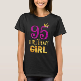 Camiseta 95.ª Reina Chica Princesa De 95 Años