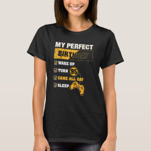 Camiseta 95.º Jugador de Cumpleaños Perfecto 95 Años