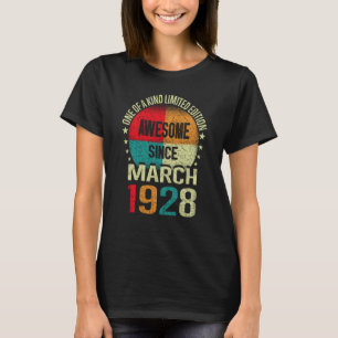 Camiseta 95 años asombrosos desde marzo de 1928