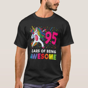 Camiseta 95 Años De Regalo De Fiesta De Unicornio