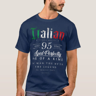 Camiseta 95th Birthday Gift Italian Age 95 years old born i