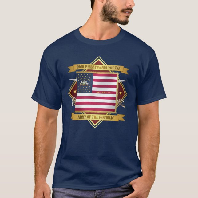 Camiseta 96.ª Infantería Voluntaria de Pensilvania (Anverso)