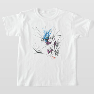 Camiseta 96 Arte Tribal Abstracto Colorido de Tatuajes