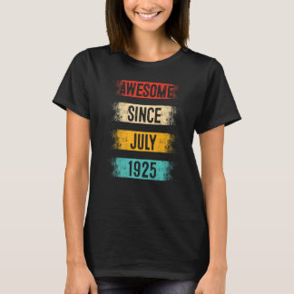 Camiseta 97 años asombroso desde julio de 1925 97º cumpleañ