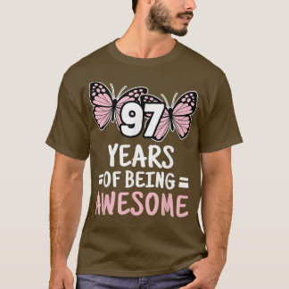 Camiseta 97 Años De Impresionante 97º Cumpleaños 97 Años B