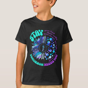Camiseta 988 La prevención del suicidio permanece mañana te