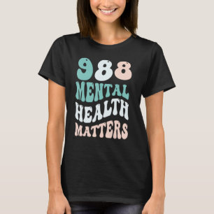 Camiseta 988 Predicción del suicidio en los temas de salud