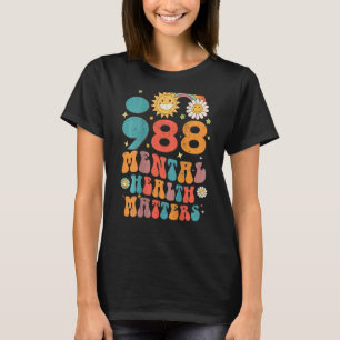 Camiseta 988 Retro de prevención del suicidio en materia de