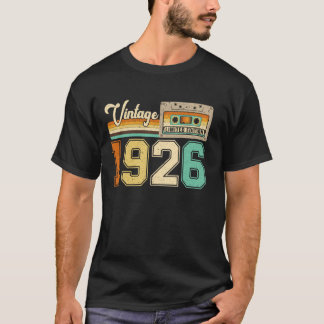 Camiseta 98 años de edad 1926 Hombres Vintage 98º cumpleaño