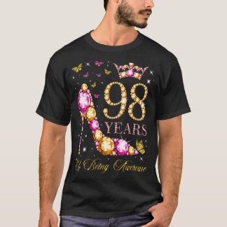 Camiseta 98 Años De Ser Impresionante 98 Años De Edad 98º N