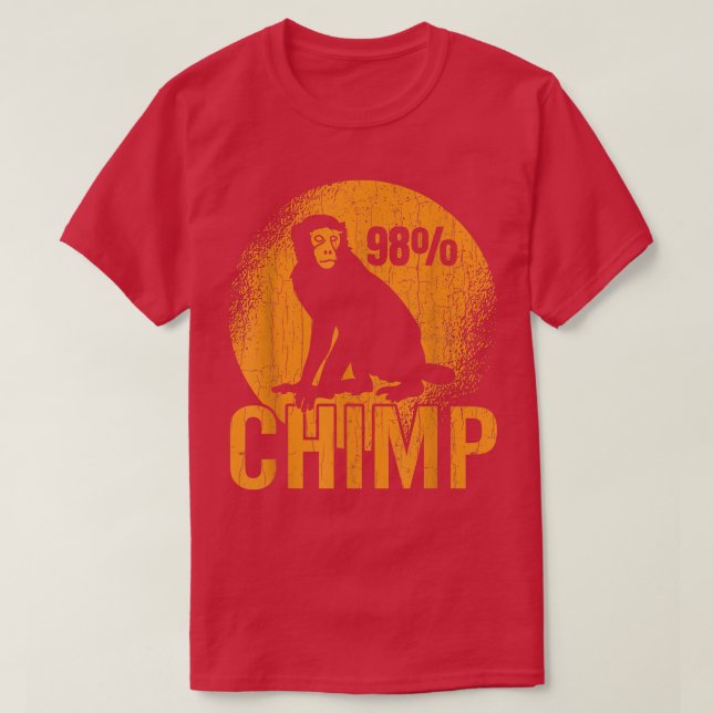 Camiseta 98 Chimp Monkey Funny Monkeys Animal Lover Graphic (Diseño del anverso)