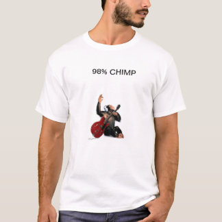 CAMISETA 98% CHIMP PLAY GUITAR