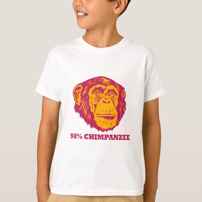 Camiseta 98% Chimpancé (Anverso)