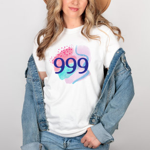 Camiseta 999 Número de Ángel Manifestación de Renacimiento