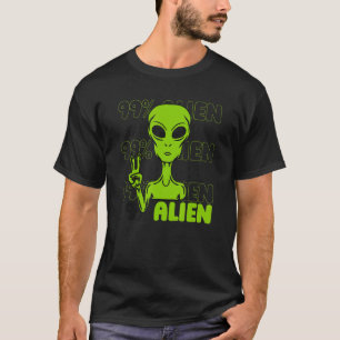Camiseta 99 Alien Ufo Alien Conspiración Extranjera