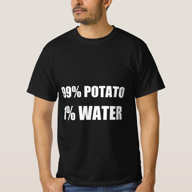 Camiseta 99% patata 1% agua (Anverso)
