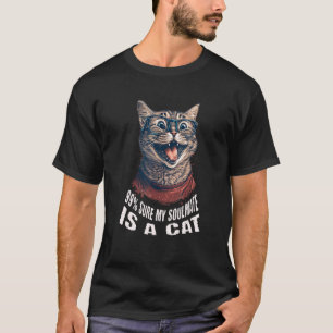 Camiseta 99 Seguro que mi alma gemela es un gato