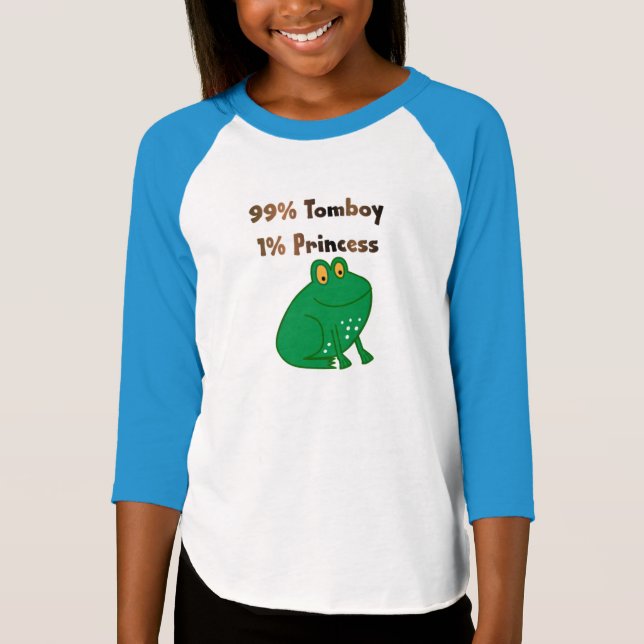 Camiseta 99% Tomboy 1% Princesa (Anverso)