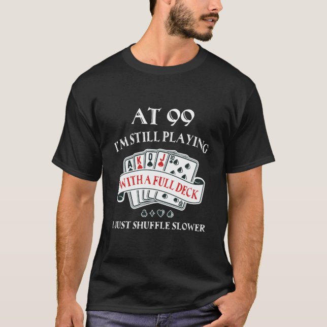 Camiseta 99Th For 99 Playing Cards (Anverso)