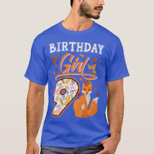 Camiseta 9.ª Chica De Cumpleaños Cute De Lover Zoológico An
