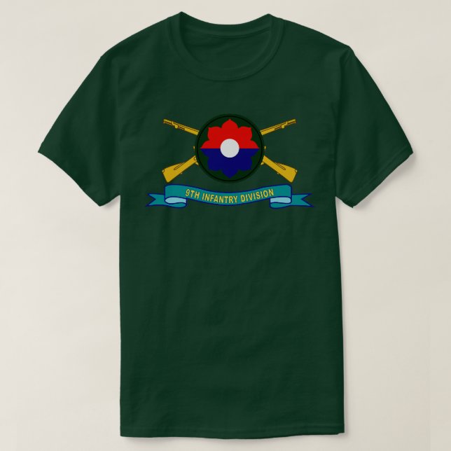 Camiseta 9.ª División de Infantería con Cinta SSI Br X (Diseño del anverso)