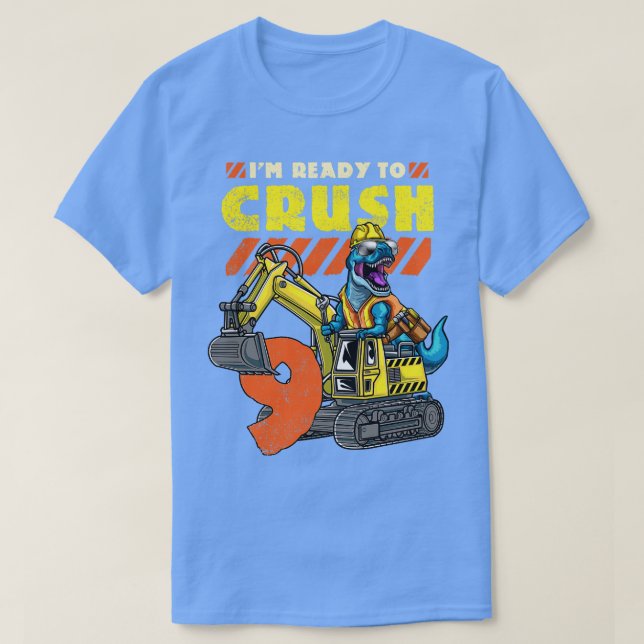 Camiseta 9.ª Excavadora T Rex 1 (Diseño del anverso)