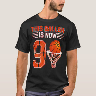Camiseta 9.º Baloncesto De Cumpleaños Este Baller Ya Tiene