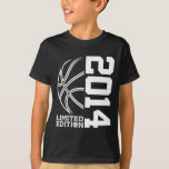 Camiseta 9.º Birthday Basketball Limited Edition 2014 1<br><div class="desc">9.º Birthday Basketball Limited Edition 2014 1</div>