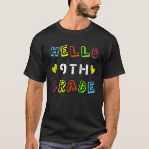 Camiseta 9.º Chica de grado Equipo de profesores de niños, 