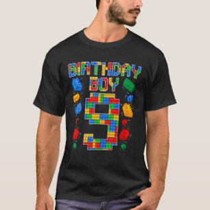 Camiseta 9.º Constructor Maestro De Cumpleaños Construcci