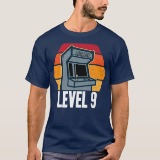 Camiseta 9.º cumpleaños 9 años de edad Videojuego de nivel 