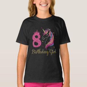 Camiseta 9.º cumpleaños Chica Unicornio , cumpleaños Unicor