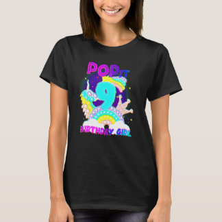 Camiseta 9.º cumpleaños Unicornio Fidget Pop It Birthday Ch