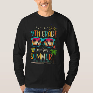 Camiseta 9.º Grado De Verano Feliz El Último Día Del Colegi
